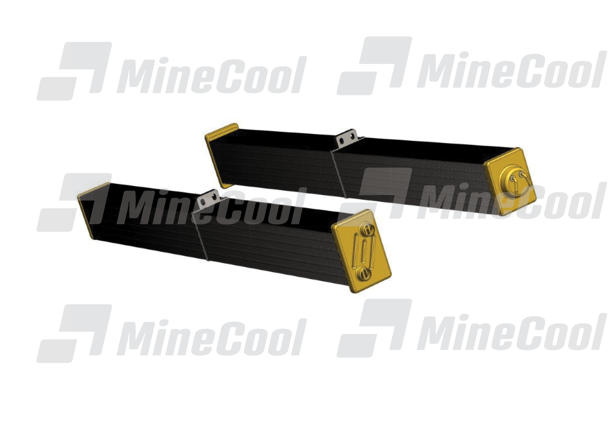 CORE RADIATOR AMOC STEEL CAT D10T RJG (SHORT) — MineCool Aftermarket Part