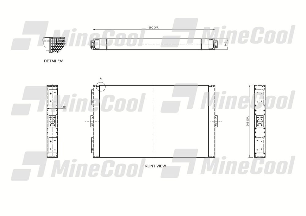 COOLER HYDRAULIC OIL COMPLETE HITACHI EX2600-6 - Image 3