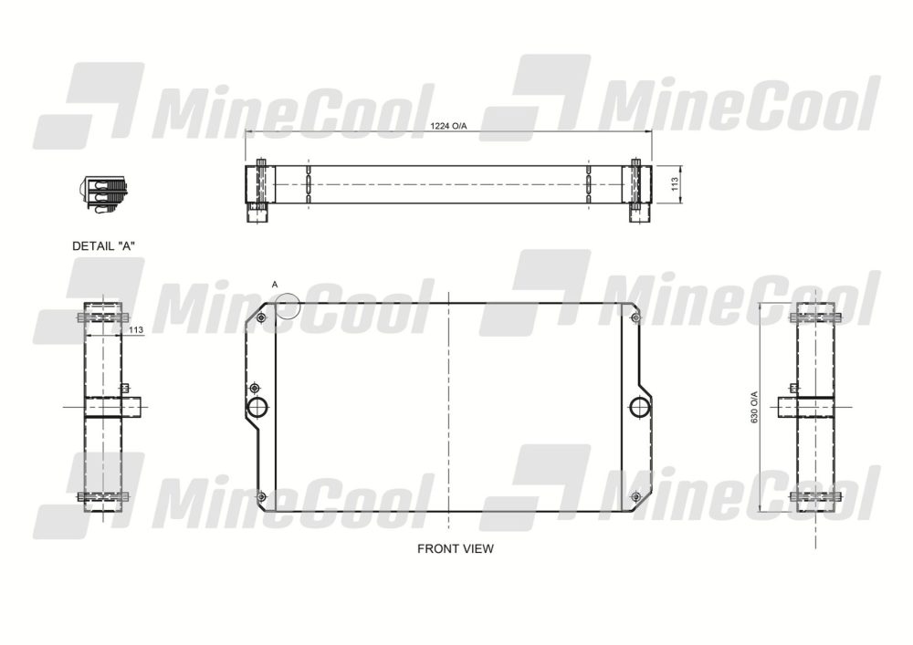 CORE RADIATOR COMPLETE ASSEMBLY CAT 16M R9H - Image 3