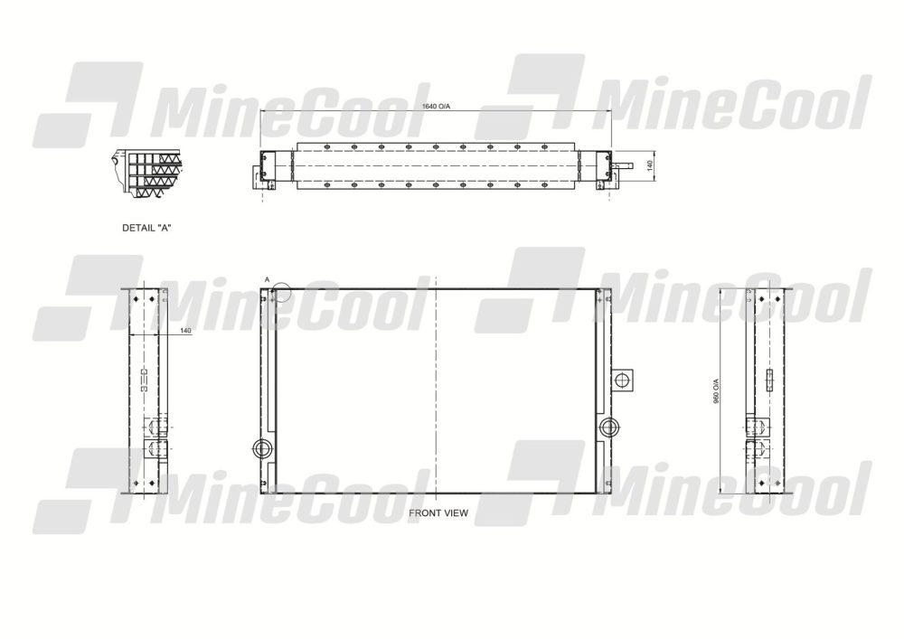COOLER COMPRESSOR OIL COMPLETE DRILLTECH D75K - Image 3
