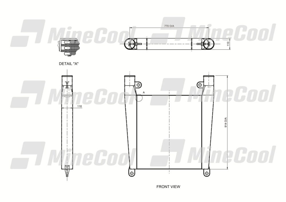 COOLER CHARGE AIR COMPLETE ASSY 777G - Image 3
