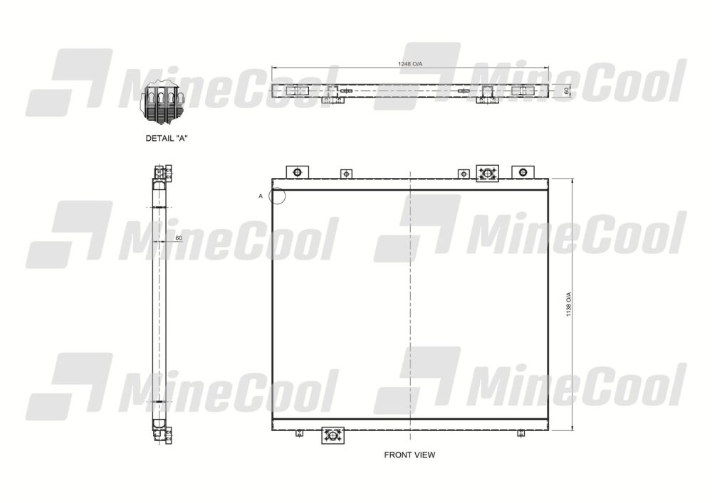 COOLER HYDRAULIC OIL COMPLETE CAT 854G 992G - Image 3