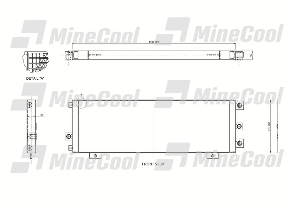 COOLER STEERING OIL COMPLETE CAT 854G 992G - Image 3