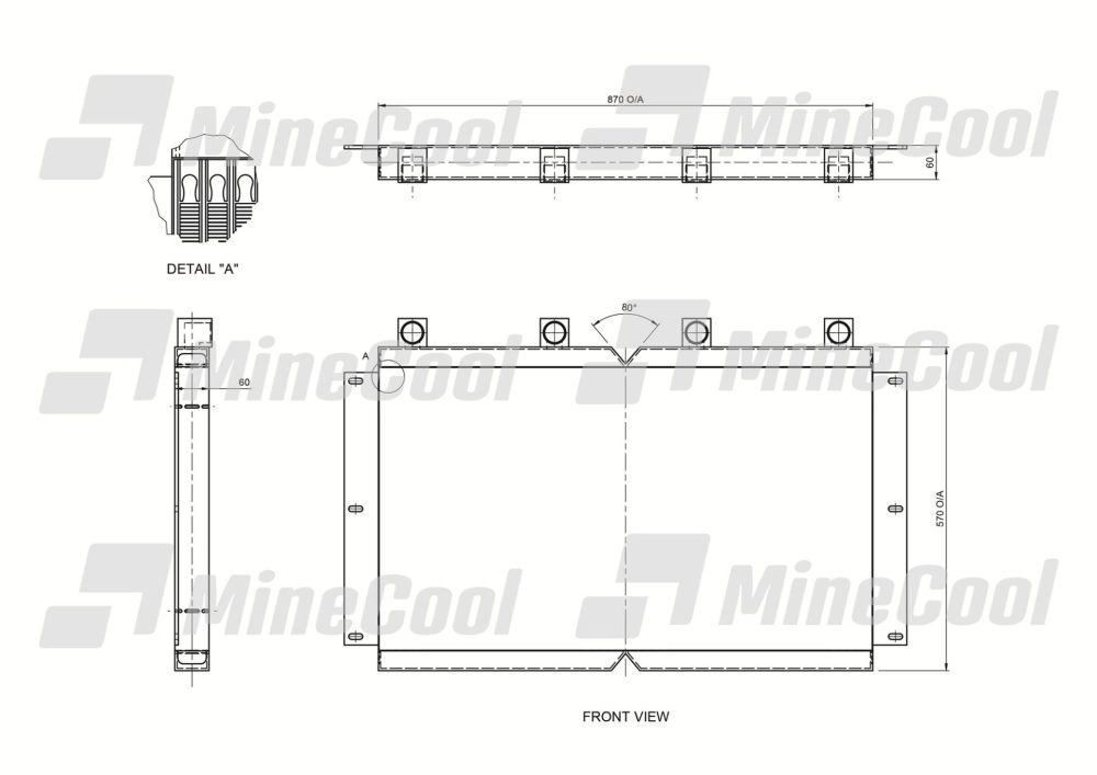 COOLER AXLE OIL COMPLETE CAT 854G 992G - Image 3