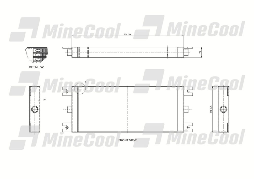 COOLER HYDRAULIC OIL COMPLETE CAT D11T AMA V2 - Image 3
