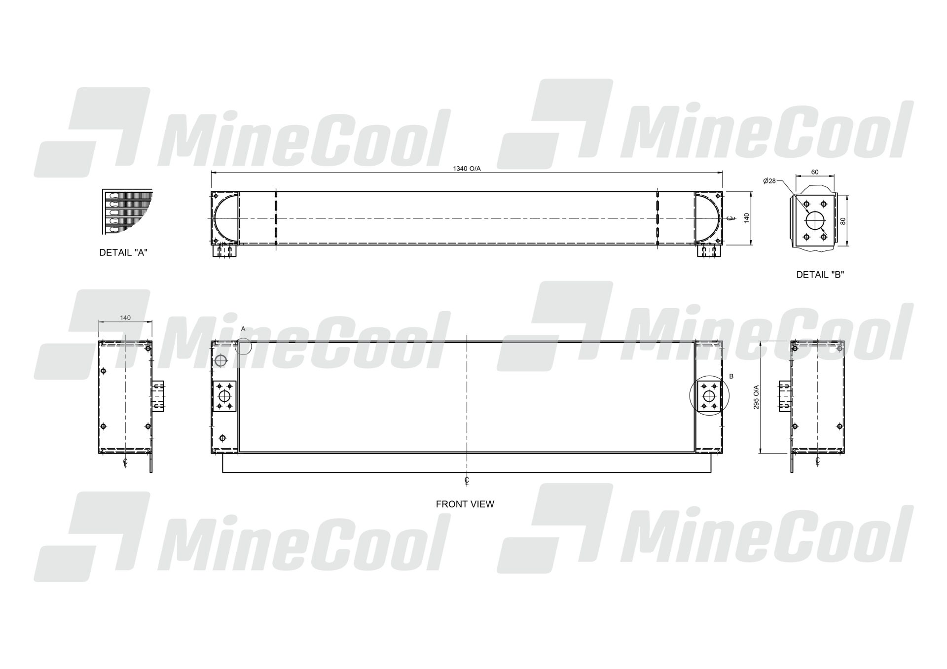 COOLER HYDRAULIC OIL SWING GEAR COMPLETE LIEBHERR R994B R9350 R9400 - Image 3