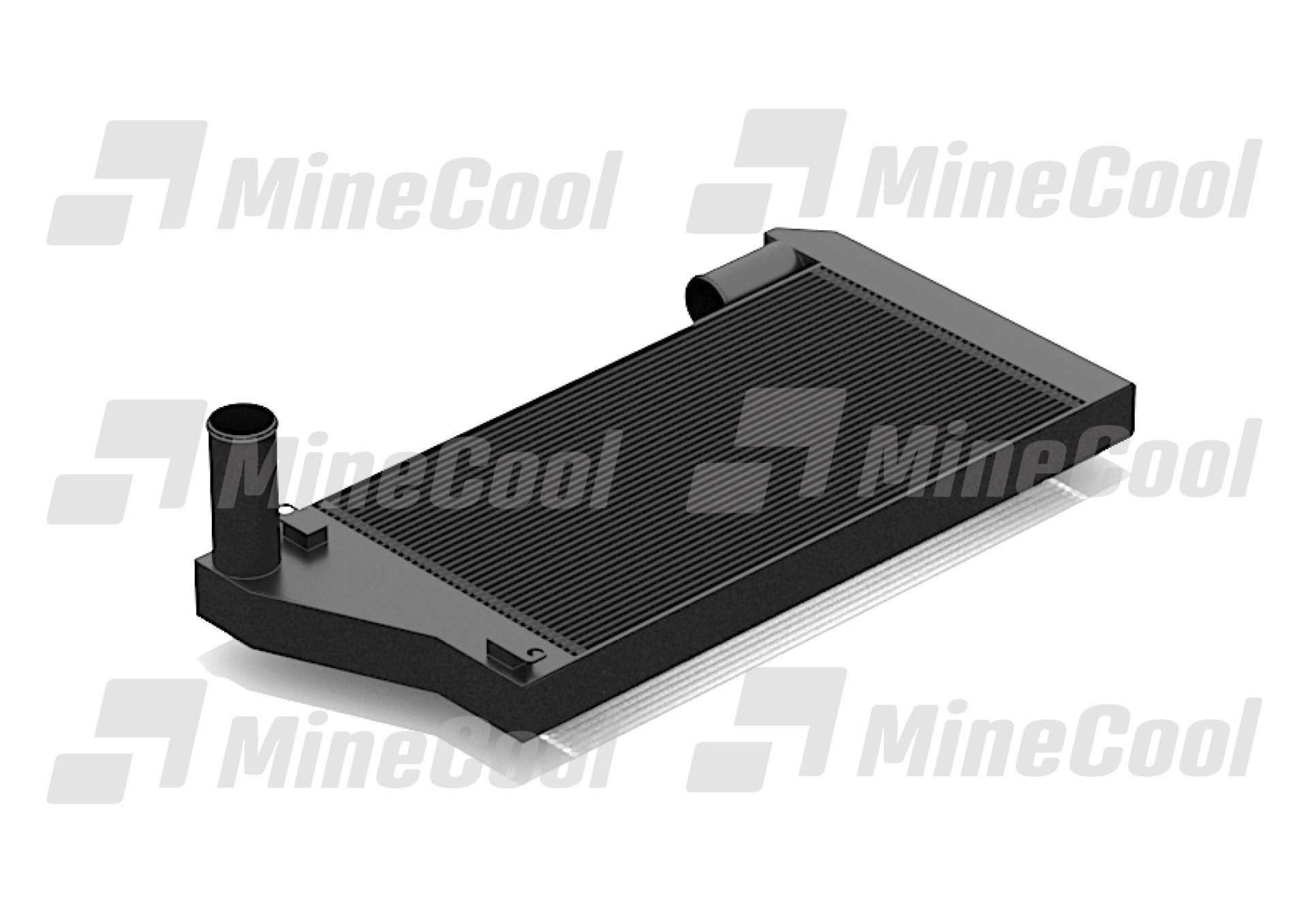 COOLER CHARGE AIR COMPLETE ASSY TEREX FRANNA CRANE - Image 2