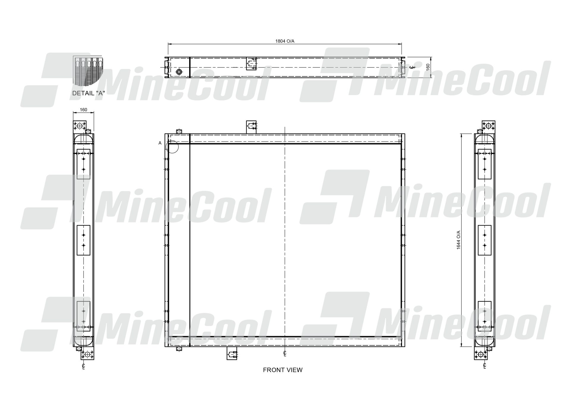 COOLER HYDRAULIC OIL COMPLETE KOMATSU PC7000-6EO - Image 3