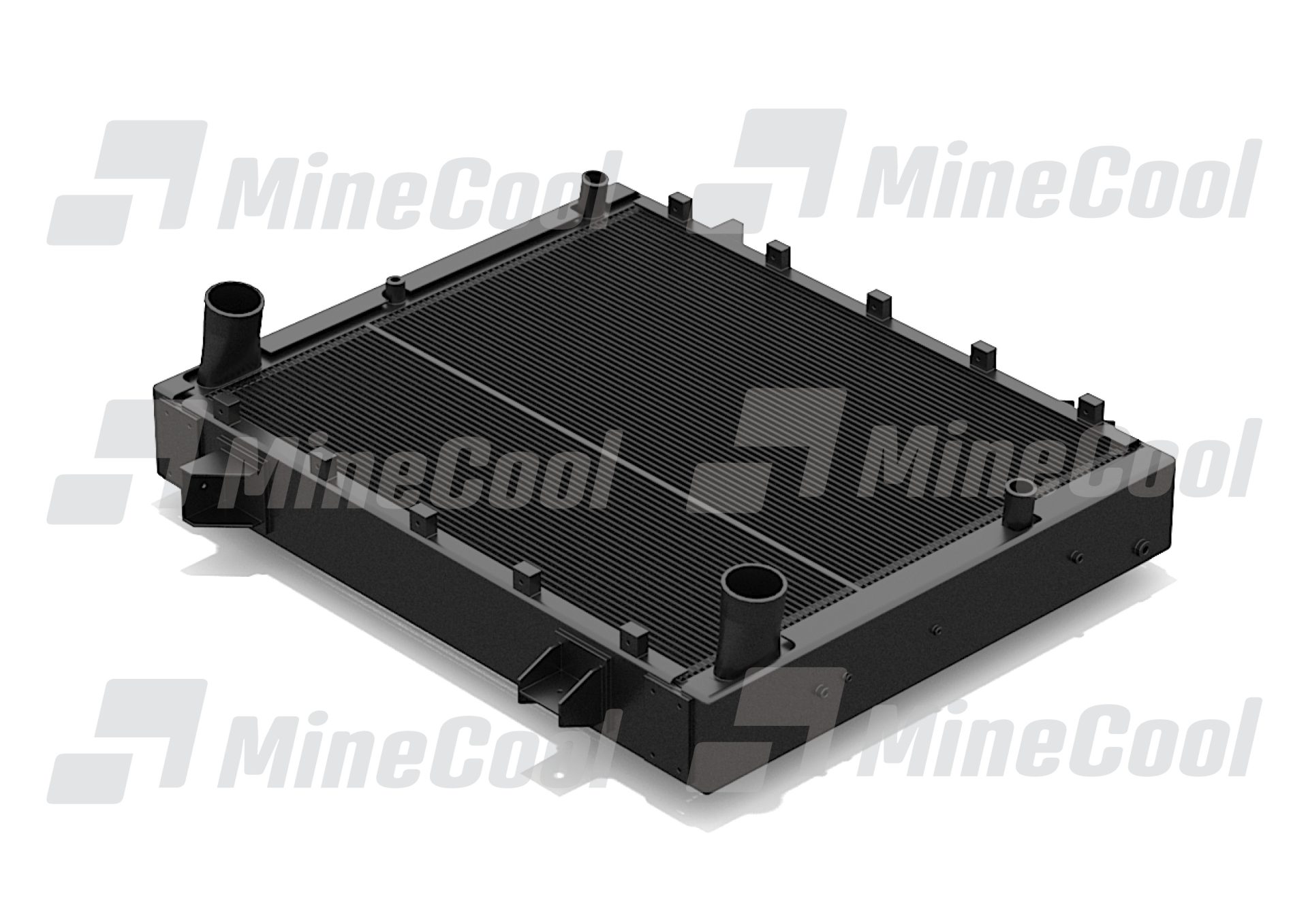 COOLER RADIATOR & CHARGE AIR COMPLETE ASSY CLYDE 24T LOCO - Image 2