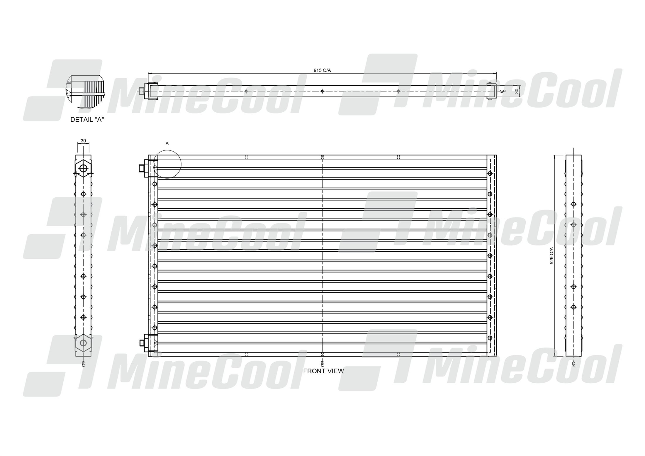 CORE AS-CONDENSER A/C CAT 793D - Image 3
